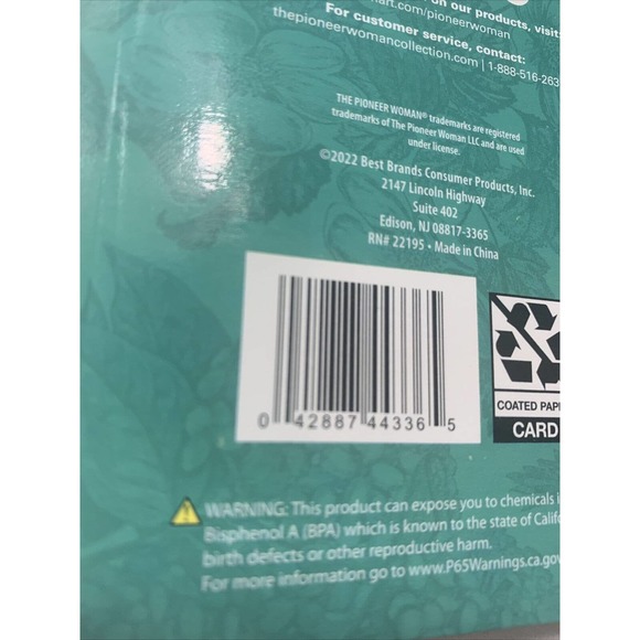 The Pioneer Woman "Vintage Floral" Blue Light Screen Protection Glasses W/ Case - Picture 5 of 7